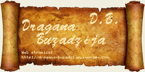 Dragana Buzadžija vizit kartica